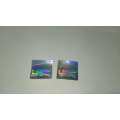 Custom fabric/ textile colour changing 3D security hologram sticker/ label/ trademark for clothes